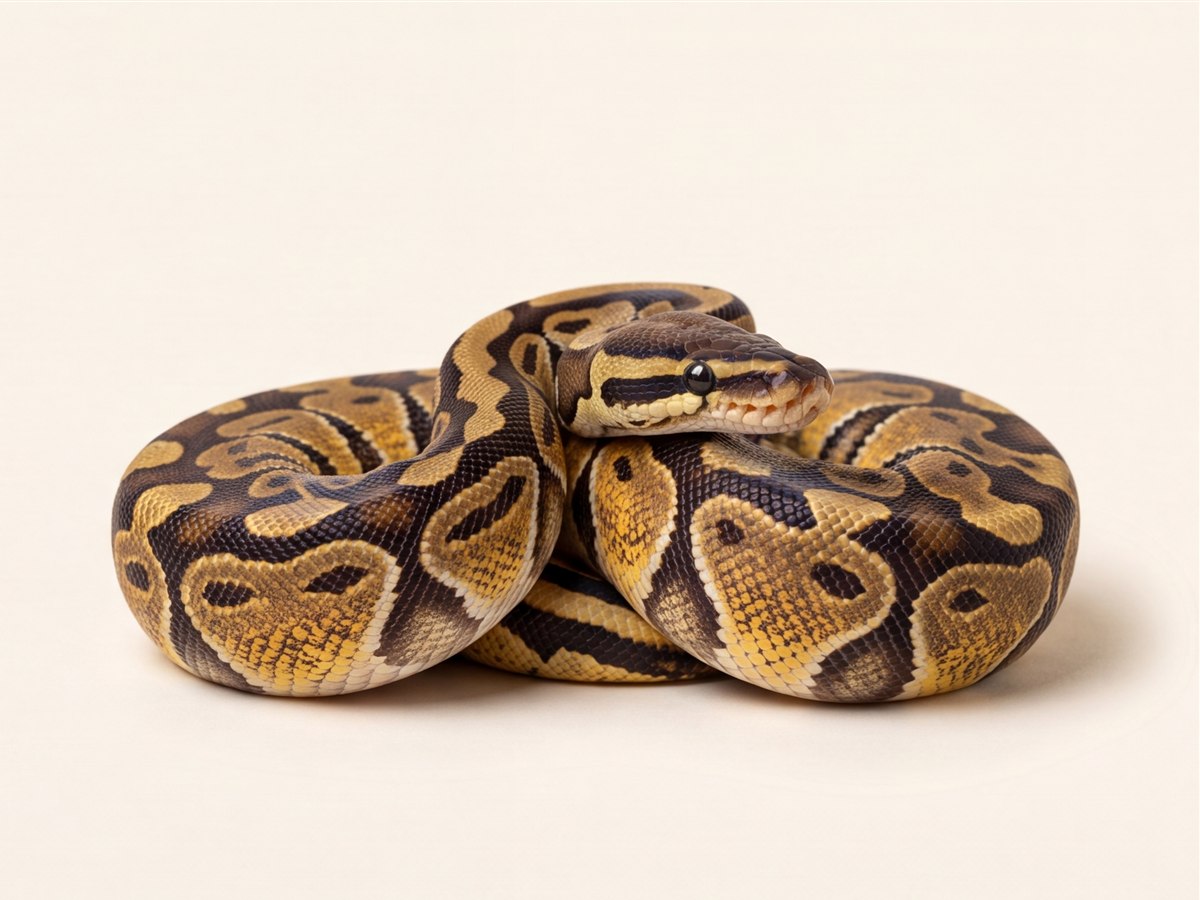 Peter, our ball python
