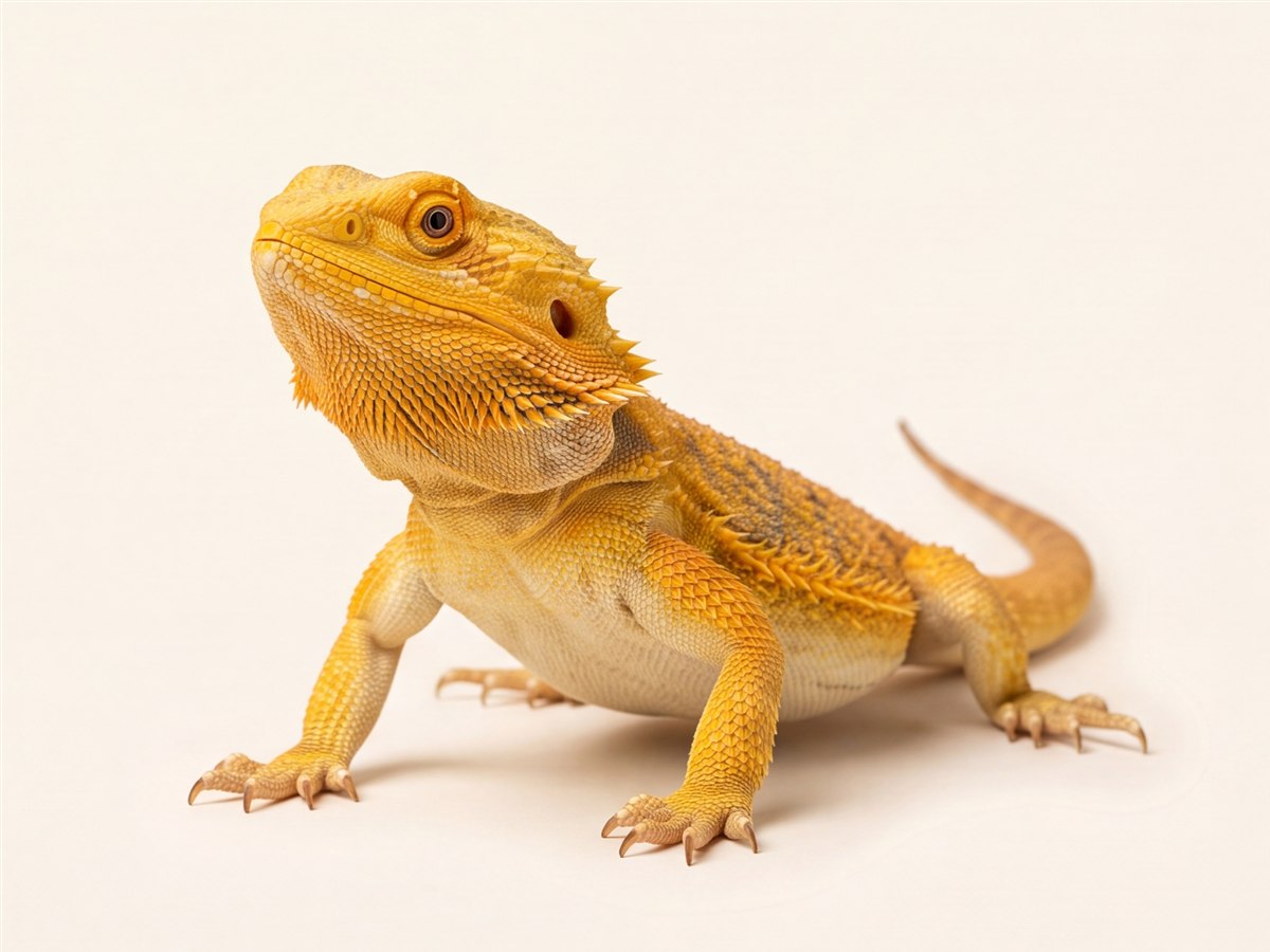 Lucy, our bearded dragon